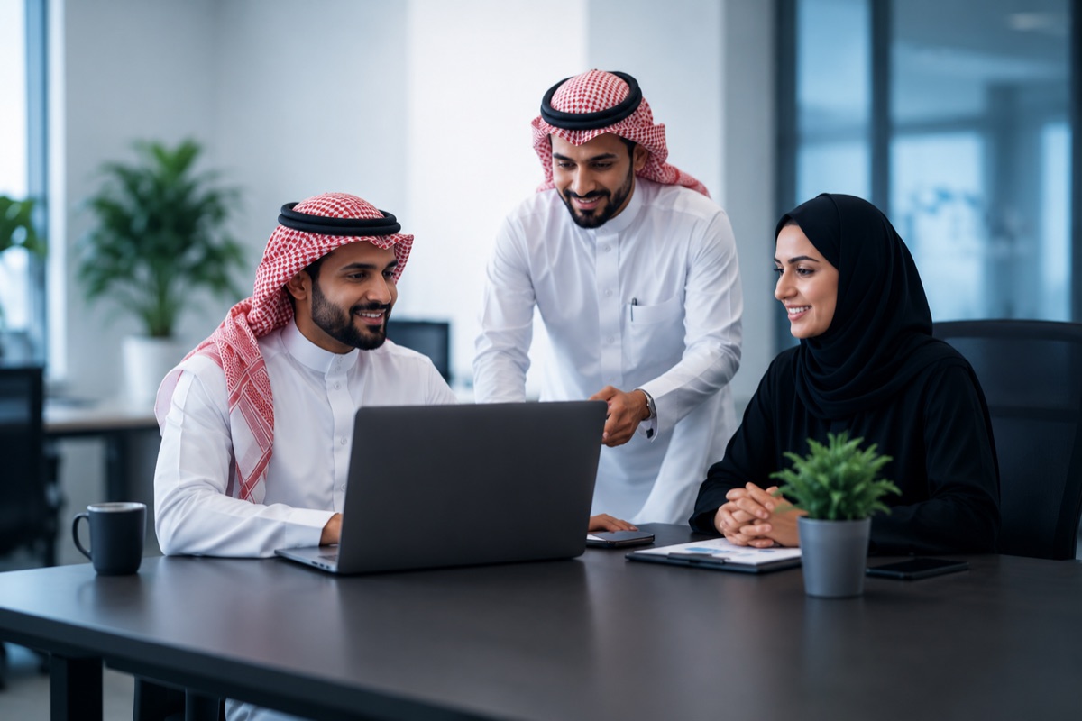 فريق الفريق المحترف أثناء العمل على إدارة الموارد البشرية